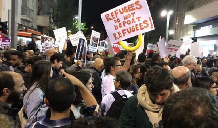 Tel Aviv: Više hiljada tražilaca azila protestovalo zbog najavljene deportacije