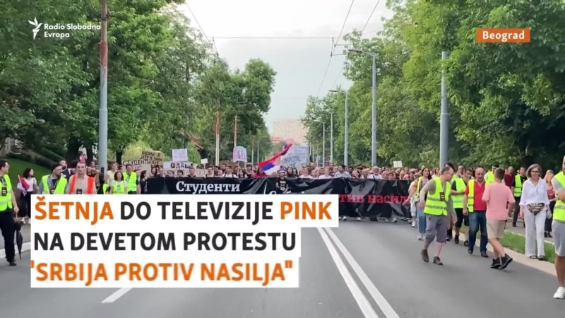 Televizija Pink u fokusu novog protesta Srbija protiv nasilja