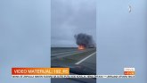 Teška nesreća; vatra progutala oba vozila VIDEO