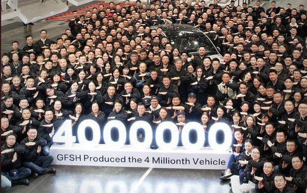 Teslina fabrika u Šangaju proizvela 4-milionito vozilo