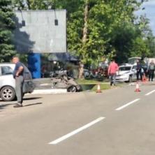 Težak sudar kod Kikinde! Traktor smrskan, automobil završio u kanalu