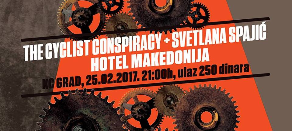 The Cyclist Conspiracy, Hotel Makedonija i Svetlana Spajić u KC Gradu