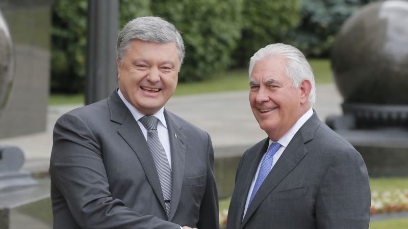 Tilerson na sastanku sa predsednikom Ukrajine