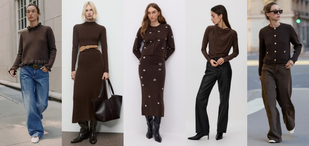 Top 10 tamnosmeđih komada koje vrijedi dodati u garderobu