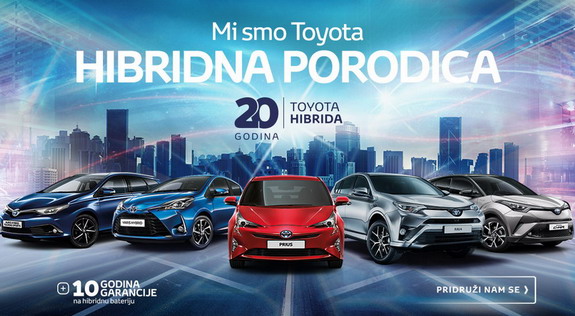 Toyota Hibridi uz Toyota eko subvenciju do 3.000 €