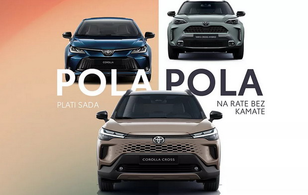 Toyota Srbija: Pola – pola finansiranje bez kamate