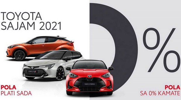 Toyota sajam 2021 – Ponuda pola-pola