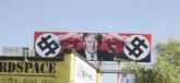 Tramp okružen nacističkim svastikama na bilbordu VIDEO