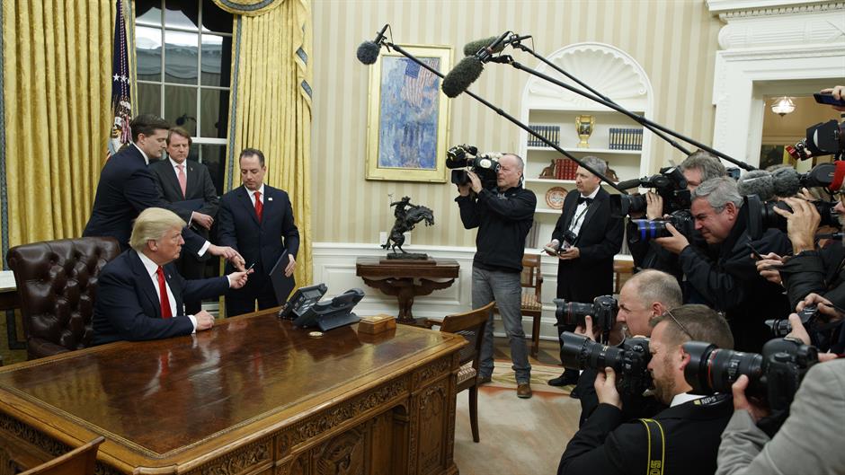Trampov Ovalni kabinet postao zlatan