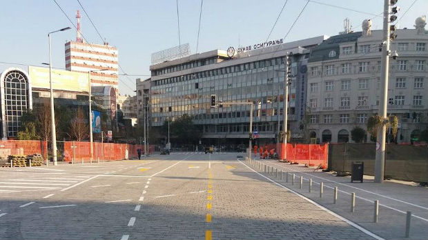 Trg republike ponovo otvoren za saobraćaj, autobusi i trolejbusi na starim trasama