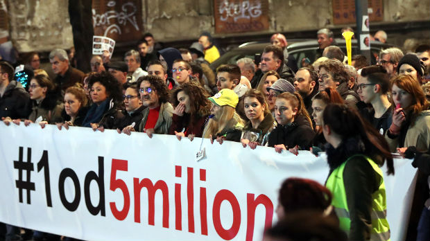 Trinaesti protest Jedan od pet miliona