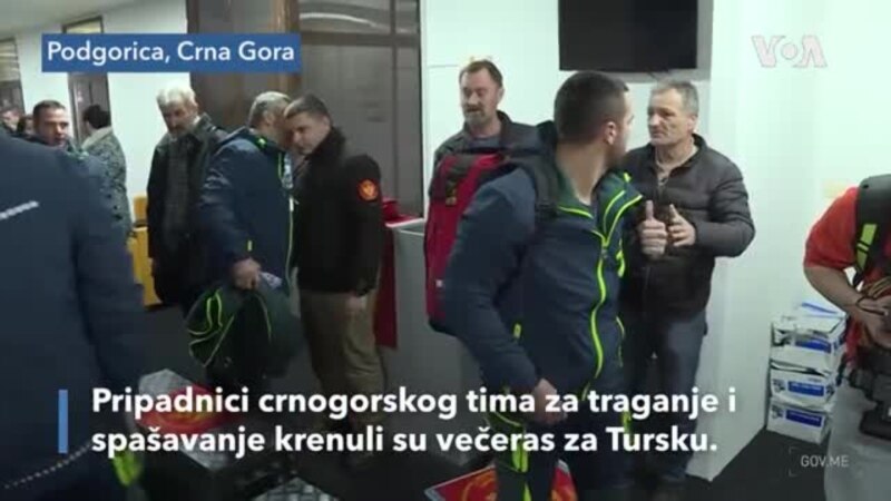 Turskoj stiže crnogorska pomoć