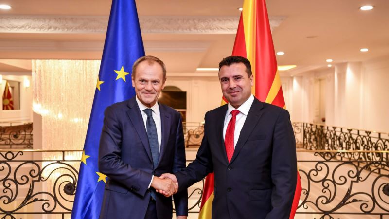 Tusk u S. Makedoniji: Sve ste uradili kako treba, red je na EU
