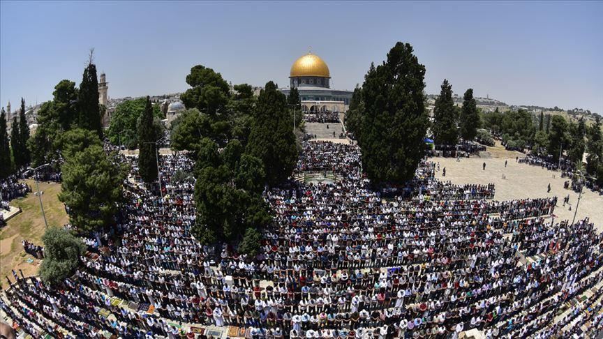 U Al-Aqsa džamiji džumu-namaz danas klanjalo 200.000 vjernika