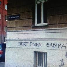 U BEČU OSVANULI PRETEĆI GRAFITI SRPSKOM NARODU Na sramne natpise reagovala srpska ambasada! (FOTO)