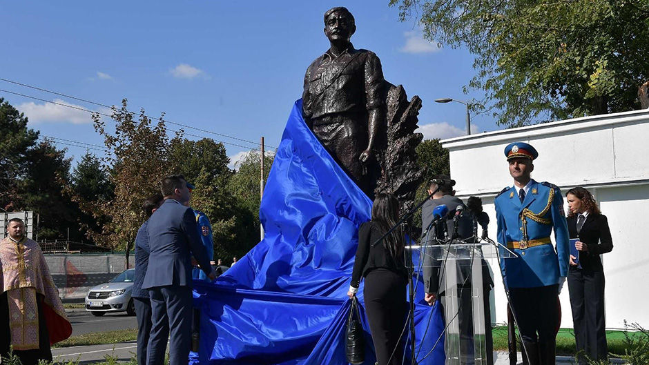 U Beogradu otkriven spomenik majoru Tepiću