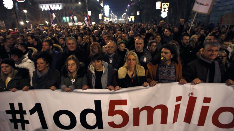 U Beogradu treći protesni skup - Jedan od pet miliona