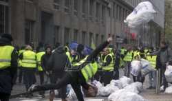U Briselu neredi na prvom protestu pokreta Žutih prsluka u Belgiji
