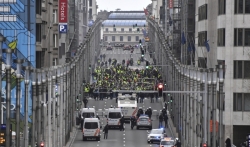 U Briselu privedeno 100 ljudi na protestu belgijskih Žutih prsluka