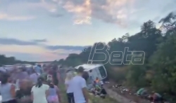    U Bugarskoj se prevrnuo autobus sa državljanima Srbije, medju povredjenima i deca