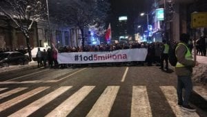 U Kragujevcu šesti po redu skup protiv Vučićevog režima