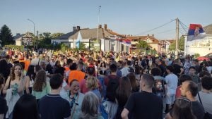 U Kragujevcu skup podrške napadnutima na Pravnom fakultetu u Beogradu