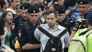 U Moskvi uhapšeno 94 na demonstracijama zbog Golunova