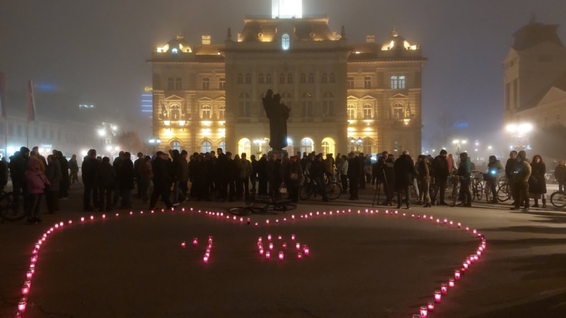 U Novom Sadu obeležno 13 meseci od nesreće na Železničkoj stanici