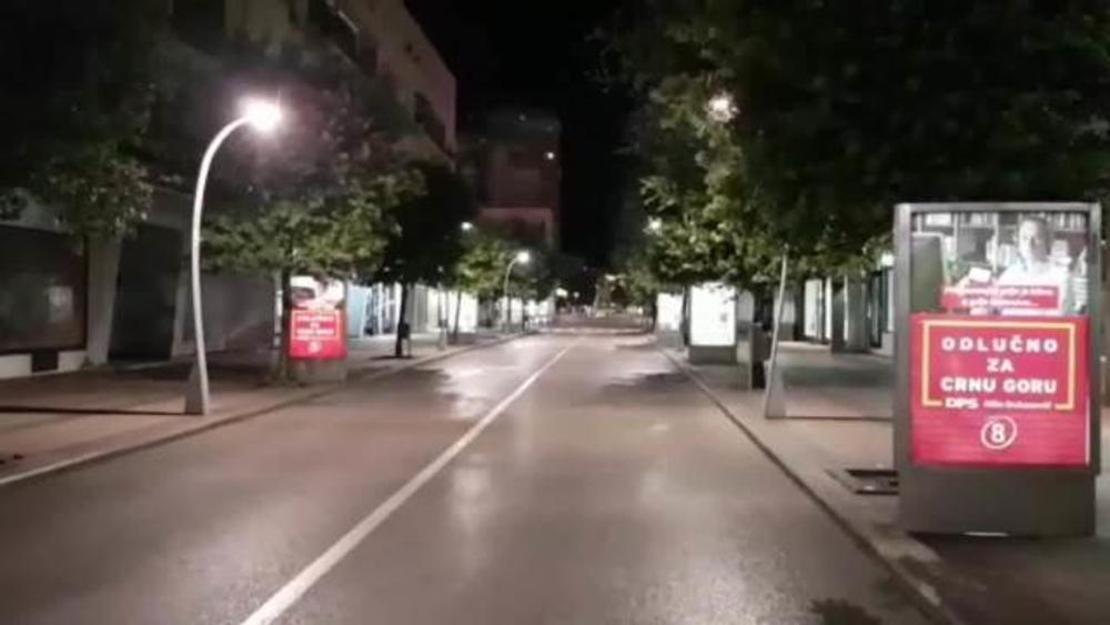 U PODGORICI ŠOK U IZBORNOJ NOĆI: Prazne ulice crnogorske prestoice! (VIDEO)