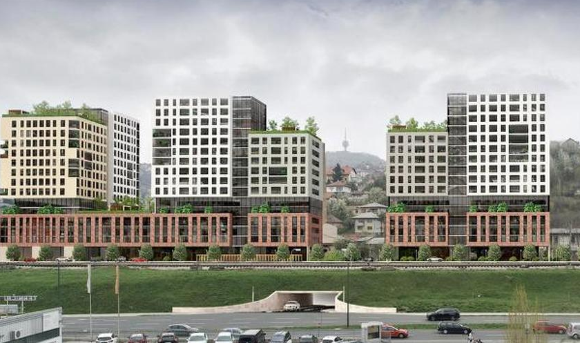 U Sarajevu planiran novi kompleks nebodera do 15 spratova, sutra javna rasprava