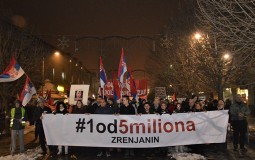
					Četvrti protesti Jedan od pet miliona u Trsteniku 
					
									