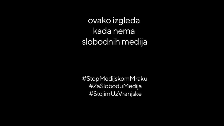 U akciji Stop medijskom mraku 300 medija i organizacija