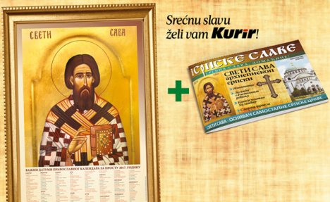 U petak svakom čitaocu poklanjamo poster ikonu i dodatak Sveti Sava!