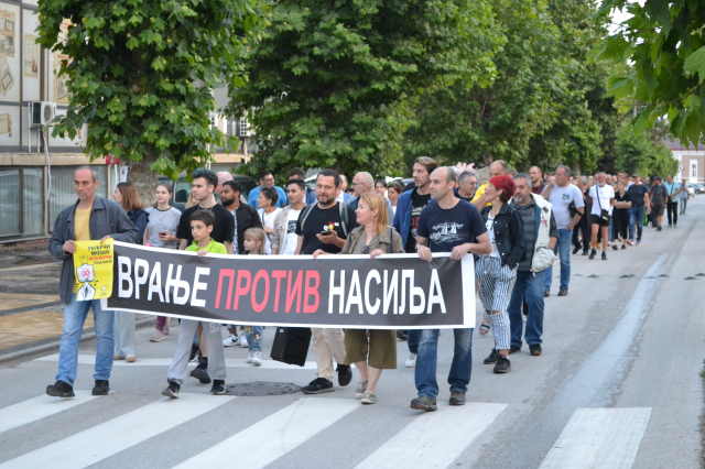U petak treći protest Vranje protiv nasilja 
