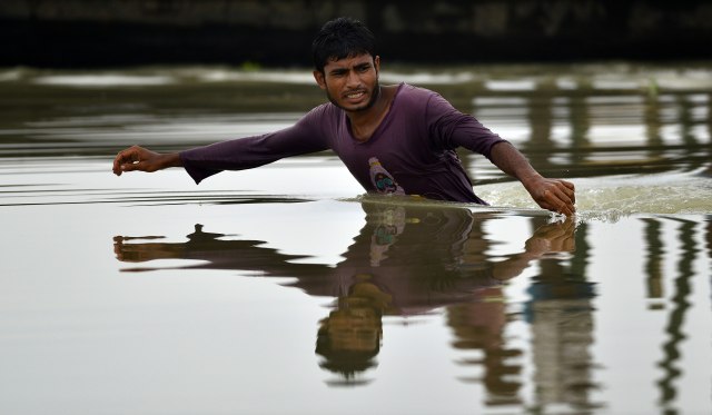 U poplavama u Aziji oko 100 poginulih, tigrovi beže u kuće ljudi FOTO