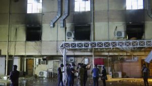 MUP Iraka: U požaru u kovid bolnici u Bagdadu 82 osobe poginule, 110 povređenih
