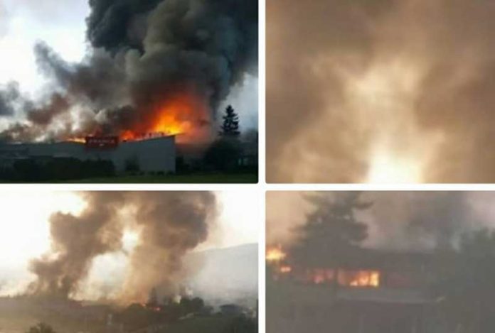 U požaru uništena fabrika Mesopromet u Bijelom Polju, ogromna materijalna šteta