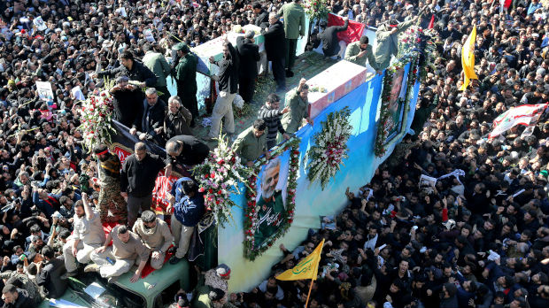 U stampedu na sahrani Solejmanija stradalo više od 50 ljudi