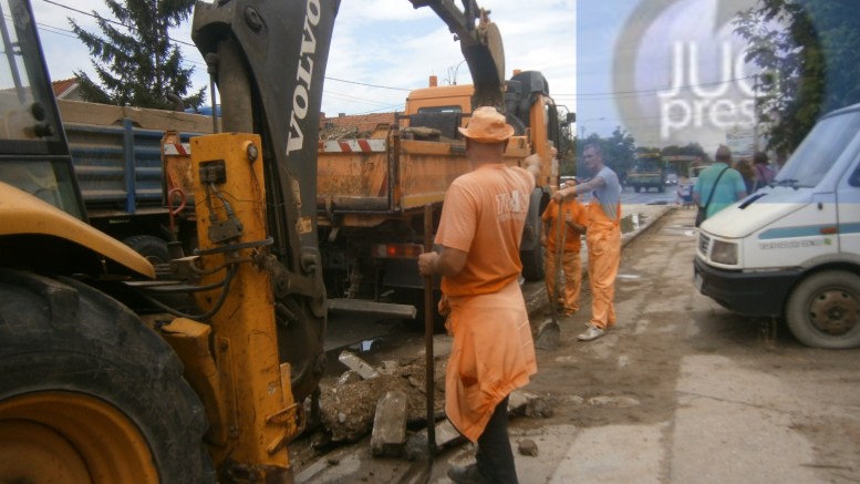 U toku rekonstrukcija ulice od naselja “Solidarnost” do “Naše pumpe”