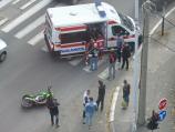 U udesu u Ulici Vojvode Tankosića u Nišu povređen vozač motora