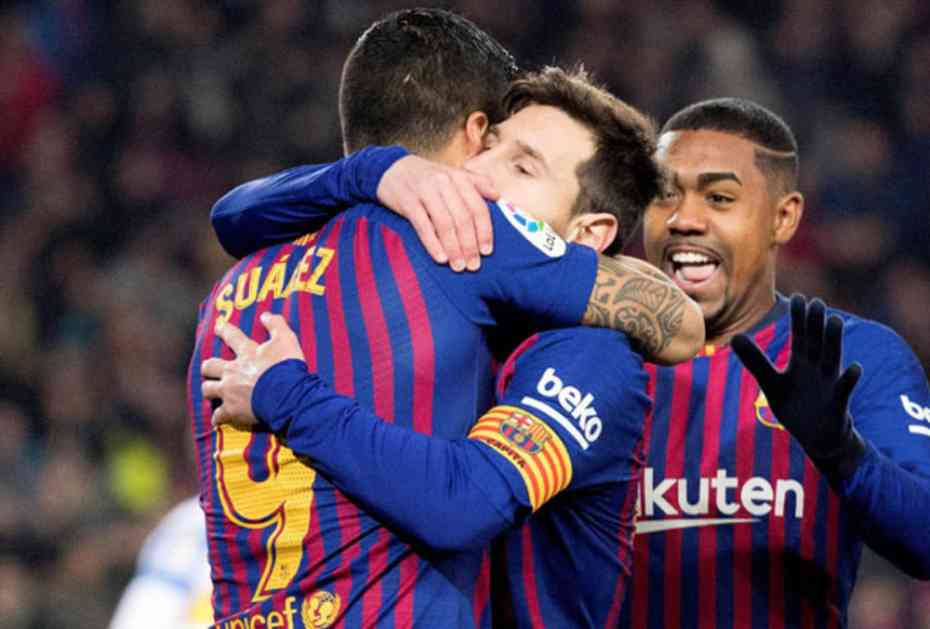 UBACI MESIJA I POBEDI: Barselona došla do trijumfa posle sumnjivog gola Luisa Suareza! (VIDEO)