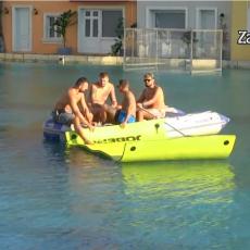 URNEBESAN SNIMAK! Karić, Tomović i Janjuš UPALI u jezero! Pali kao POKOŠENI! Plakaćete od SMEHA! (VIDEO)