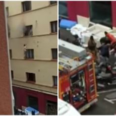 UŽAS U BARSELONI! Požar buknuo u hotelu, gosti morali da ISKAČU KROZ PROZOR kako bi se spasili (VIDEO)