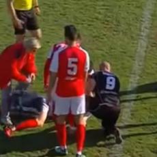 UŽAS U HRVATSKOJ: Fudbaler se SRUŠIO na teren, a kada su ga saigrači podigli nastao je HOROR (VIDEO)