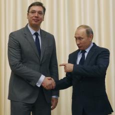 Vučić i Putin se obratili novinarima - Predsednik Srbije: Nećemo ulaziti u vojne saveze, niti uvoditi sankcije Rusiji