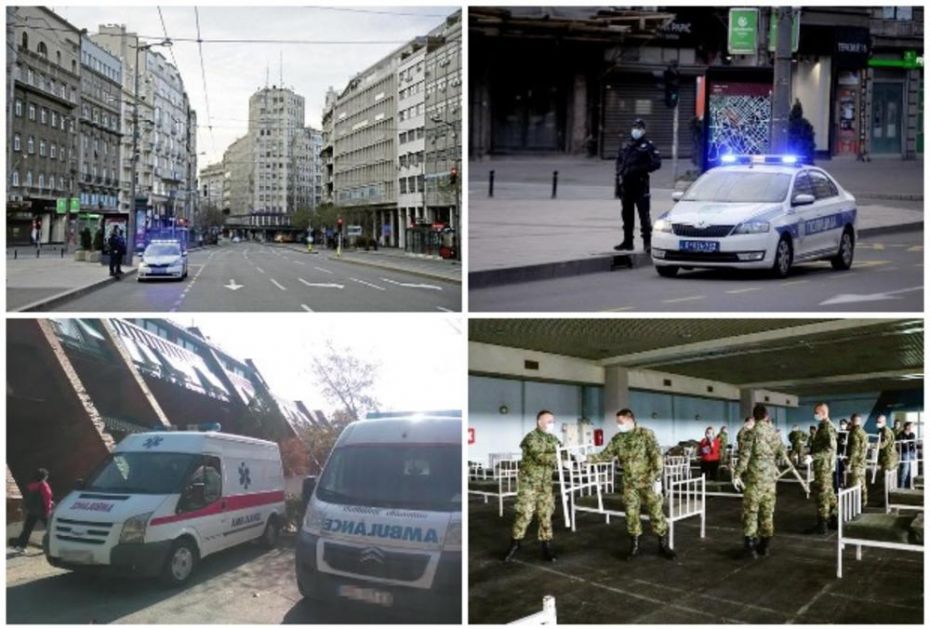 UŽIVO SRBIJA PROTIV KORONE: Puste ulice, najduži policijski čas i ČEKANJE NOVOG PRESEKA!