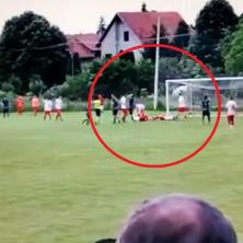 (VIDEO) Užasne scene na utakmici u Srbiji, igrači ležali na terenu, odmah pozvana hitna pomoć