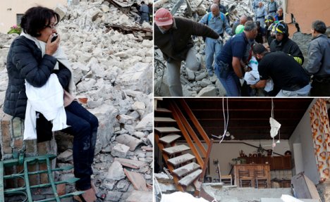 (UZNEMIRUJUĆE FOTOGRAFIJE) SLIKE UŽASA IZ ITALIJE: Svuda ruševine, ljudi izgubljeni lutaju unaokolo