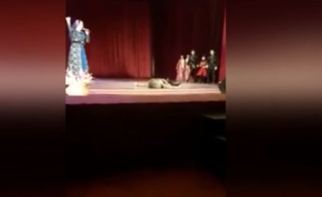 UZNEMIRUJUĆI SNIMAK BIZARNA SMRT: Ruski plesač UMRO NA SCENI! Pevačica pevala, a publika aplaudirala