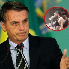 (UZNEMIRUJUĆI VIDEO) Bolsonaro izazvao polemiku: Predsednik Brazila podelio snimak uriniranja čoveku na glavu